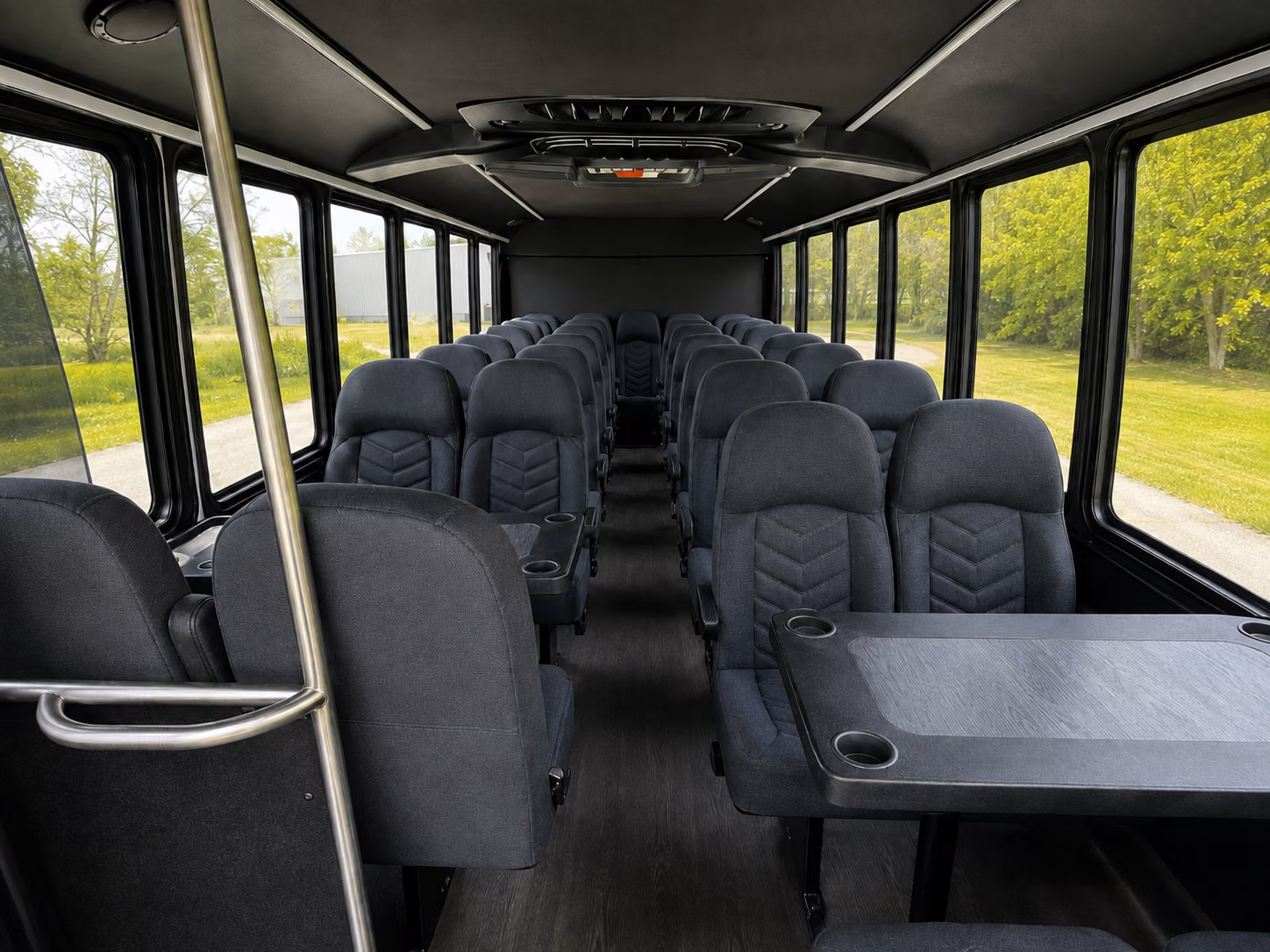 costa mesa 18 passenger minibus interior
