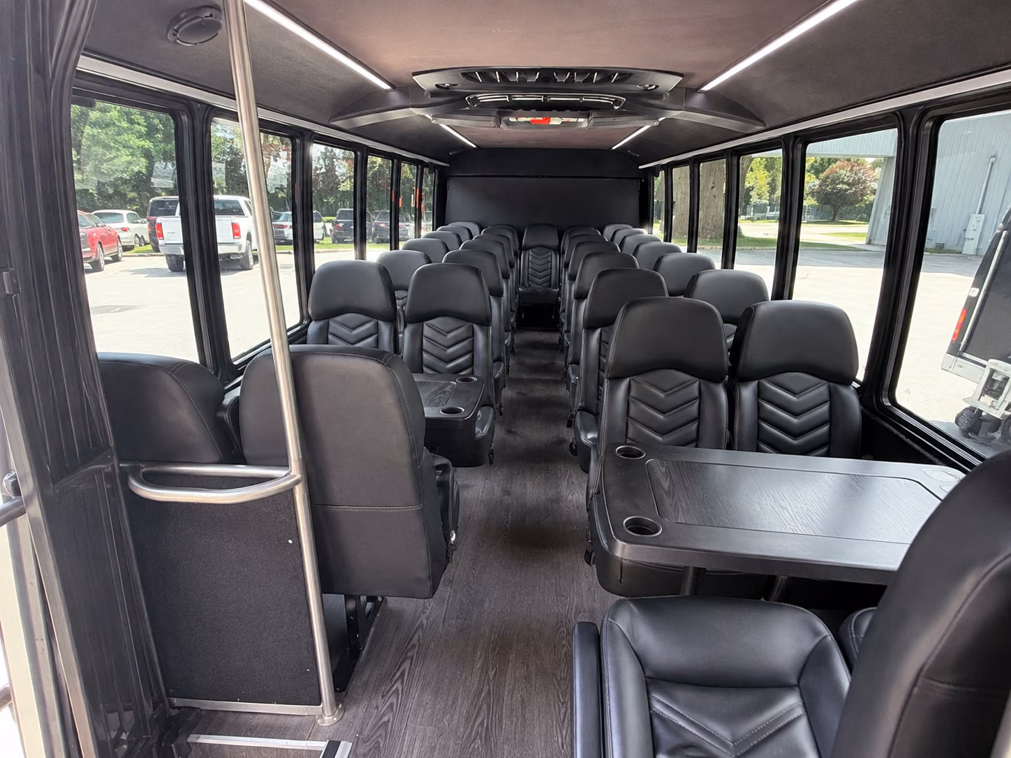 costa mesa 20 passenger minibus inside
