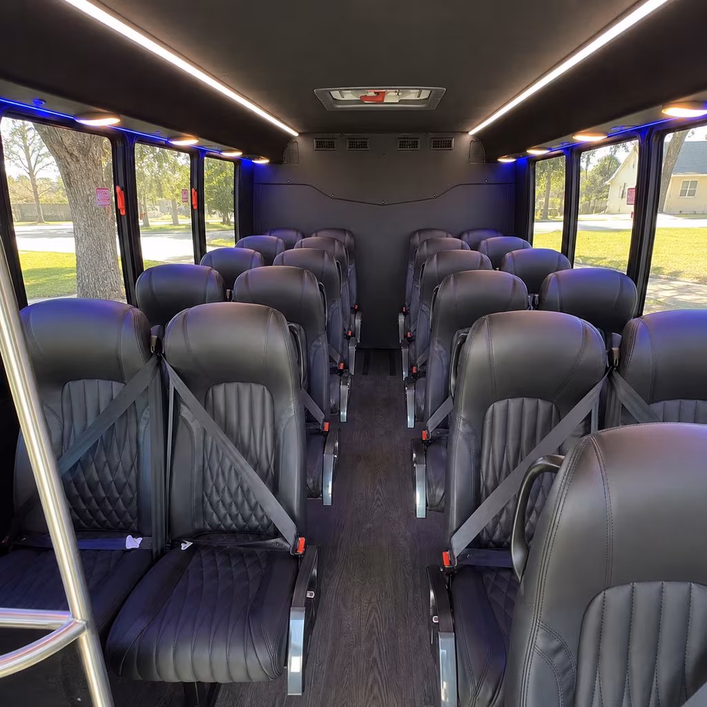 costa mesa 25 passenger minibus interior