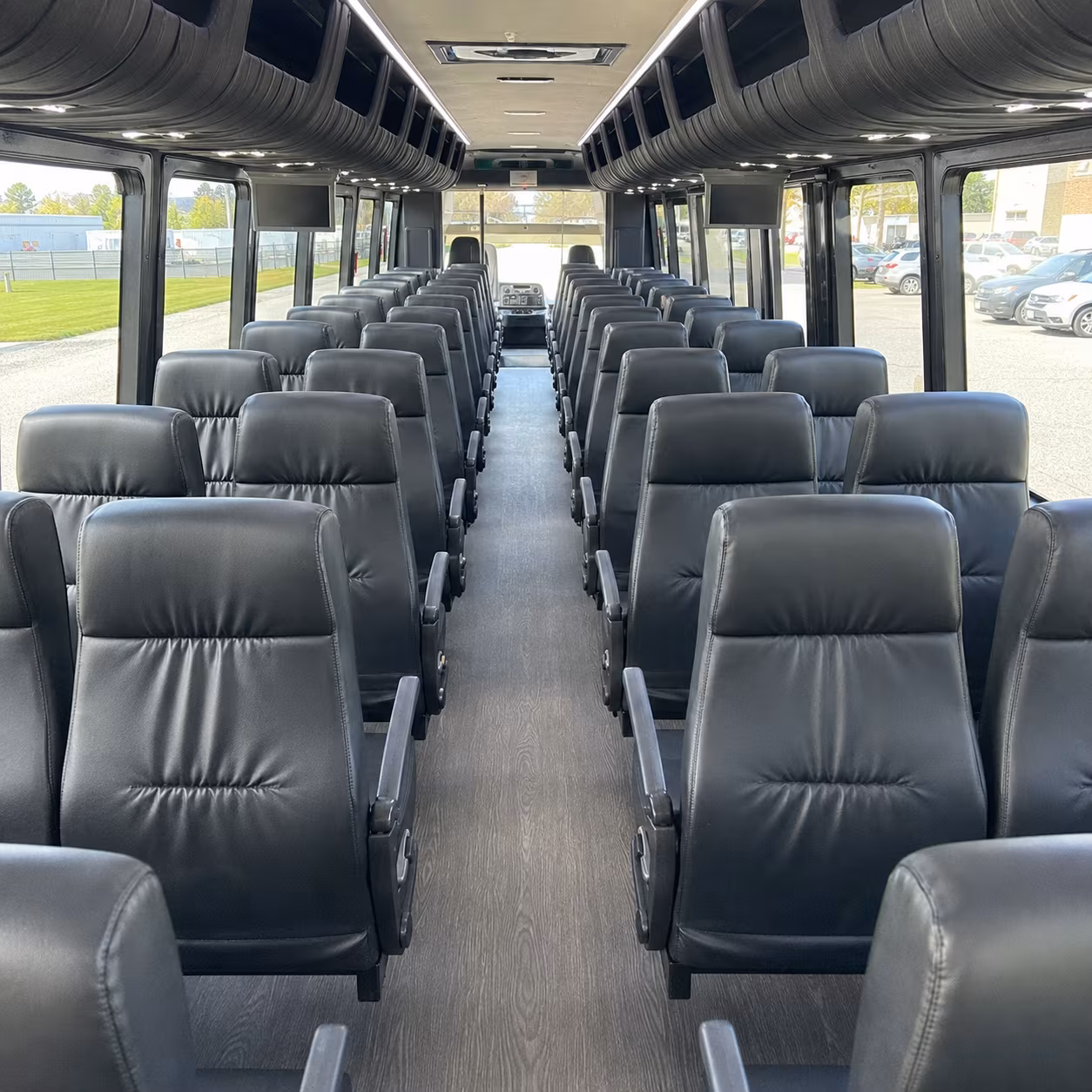 costa mesa 30 passenger minibus inside