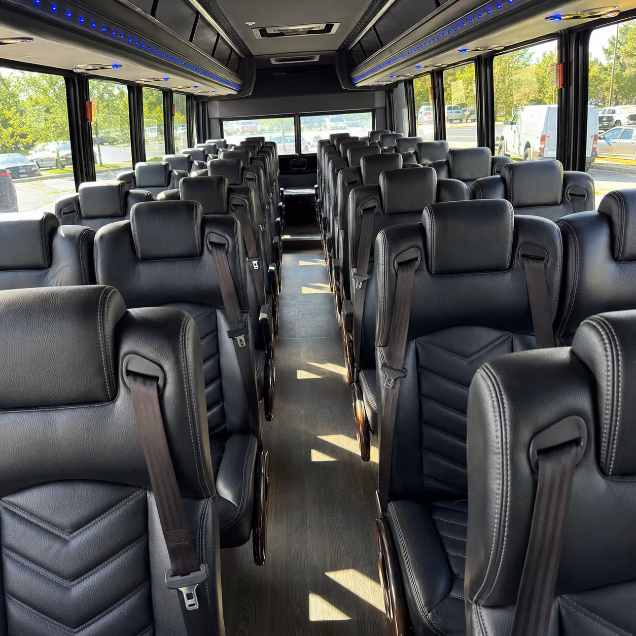 costa mesa 30 passenger minibus interior