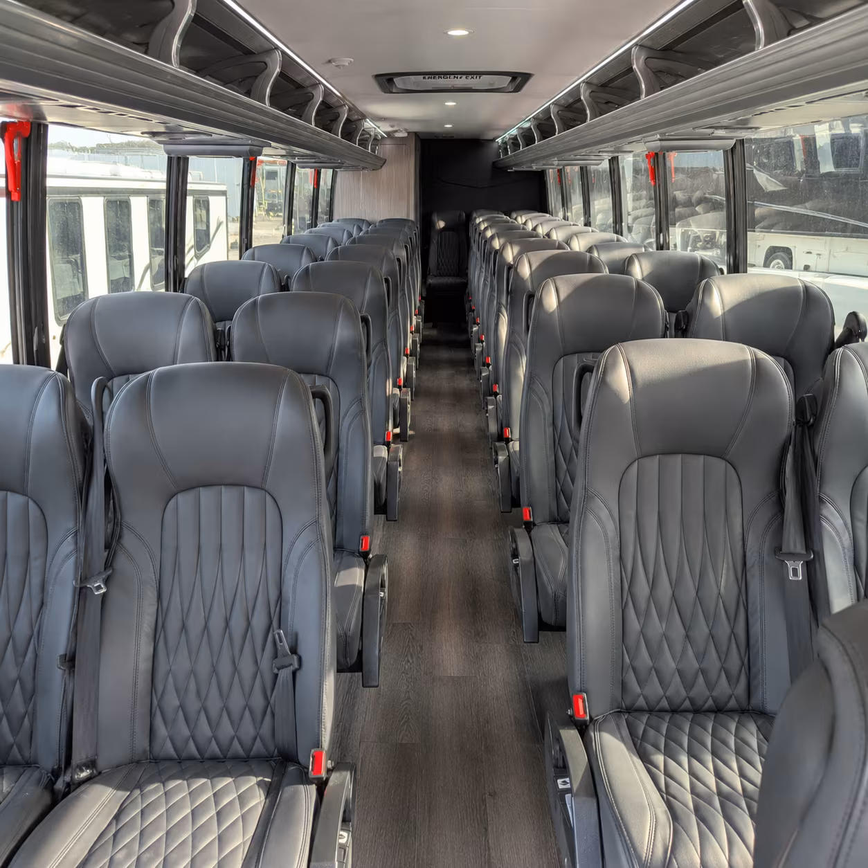 costa mesa 35 passenger minibus inside