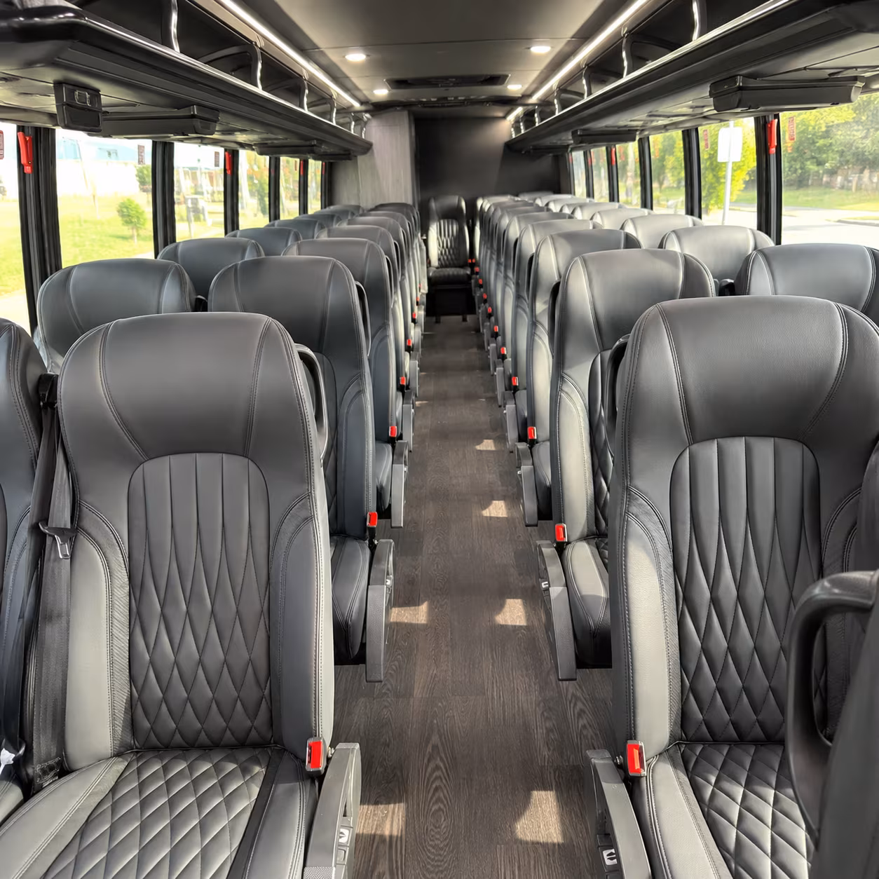 costa mesa 35 passenger minibus interior