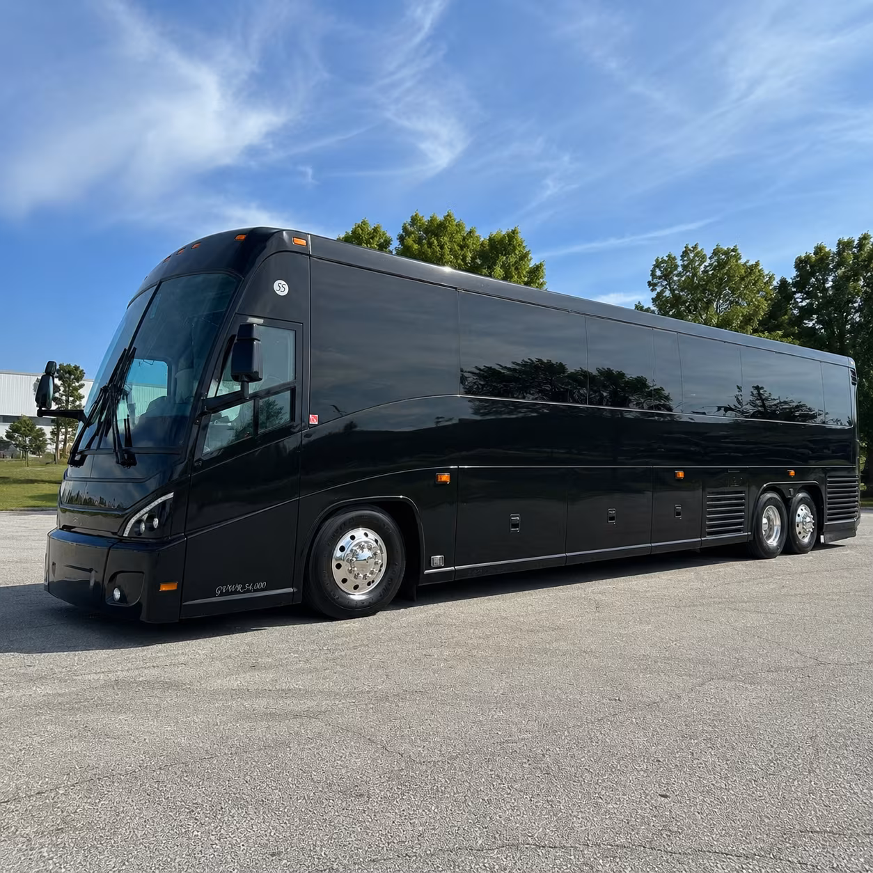 costa mesa 47 passenger charter bus